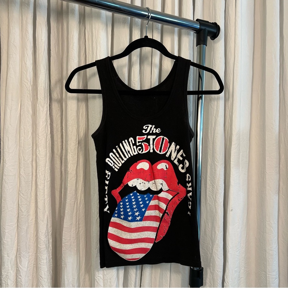 Rolling Stones Black Tank Top